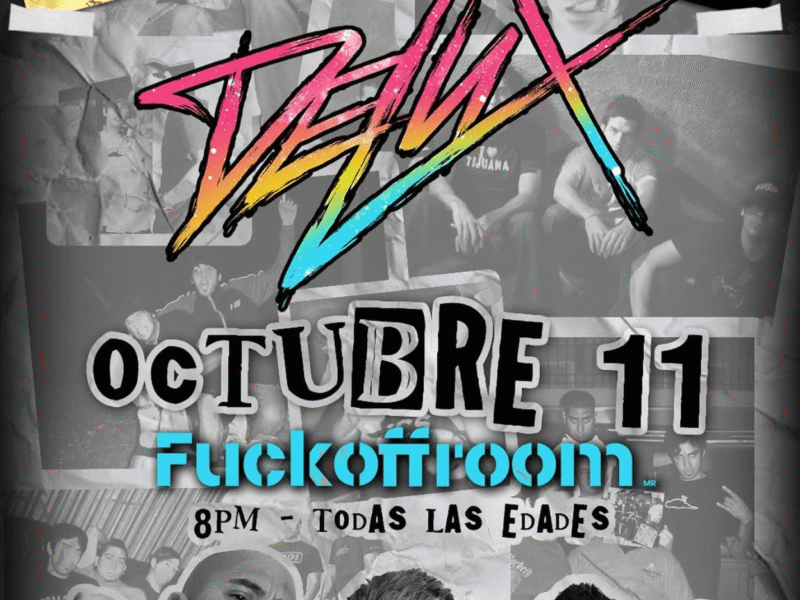 DELUX regresa con fuerza: dos noches de punk rock en el Fuck Off Room